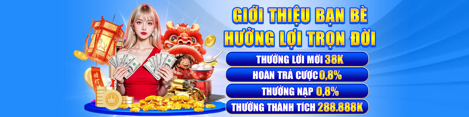 Hình ảnh quảng cáo các chương trình khuyến mãi mới nhất của QGWin